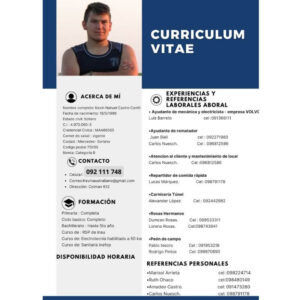 Postulación Trabajo Varios
