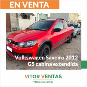 VOLKSWAGEN SAVEIRO 2012 CABINA EXTENDIDA