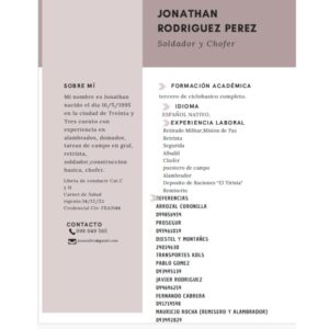Postulación a Trabajo