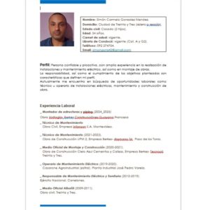 Postulación a Trabajo