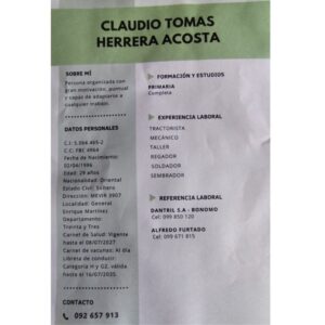 Postulación a Trabajo