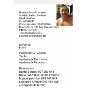 Postulación a Trabajo