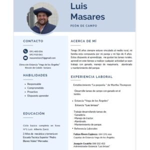 Postulación a Trabajo de campo
