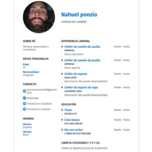 Postulación a Trabajo