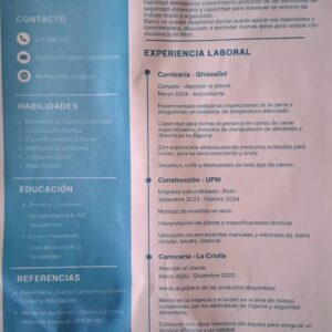 Postulación a Trabajo