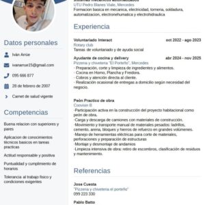 Postulación a Trabajo