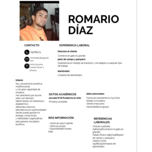 Postulación a Trabajo