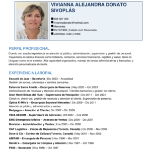 Postulación a Trabajo