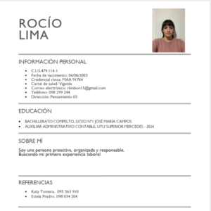 Postulación a Trabajo